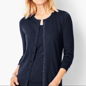 🏴󠁧󠁢󠁳󠁣󠁴󠁿Talbots Charming Cardigan Navy Blue